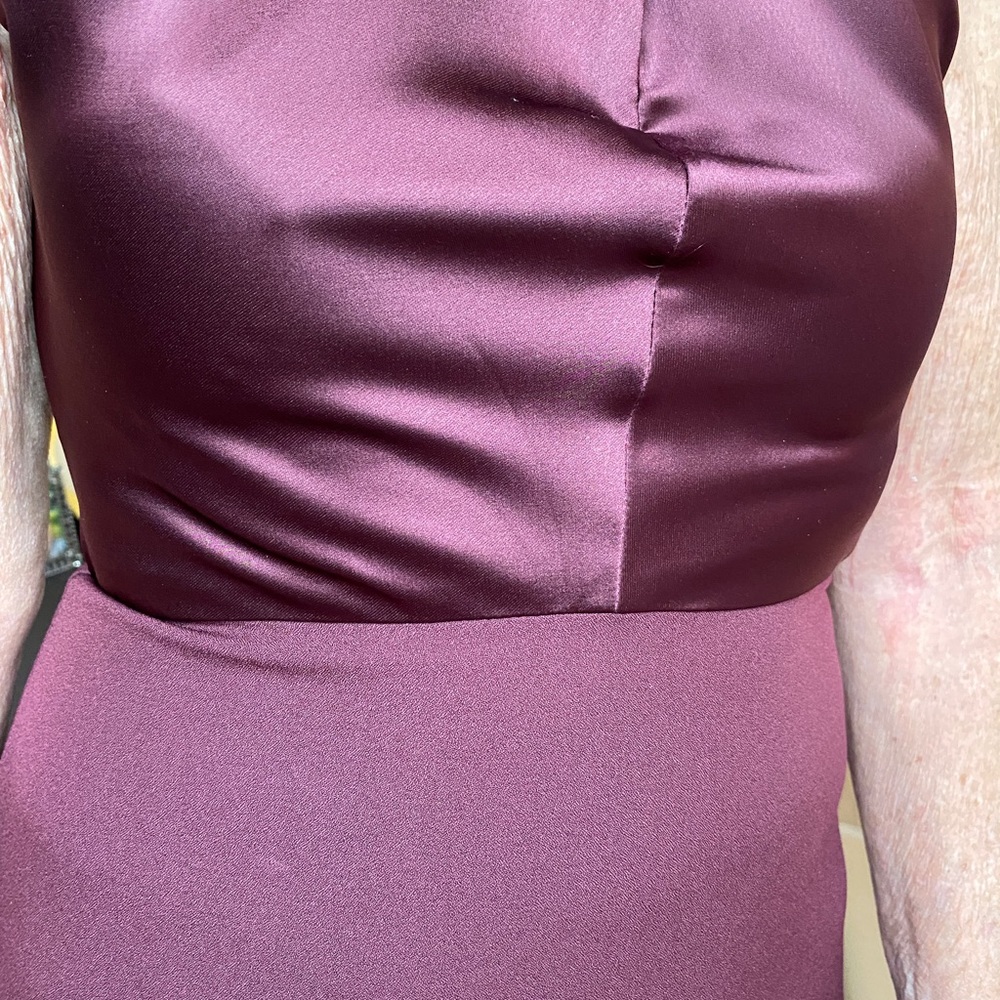 AMSALE Tanya Dress Size 4 in Ruby